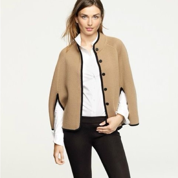 J. Crew‎ Streetscape Cape in 100% Merino Wool Size XS - Picture 1 of 5